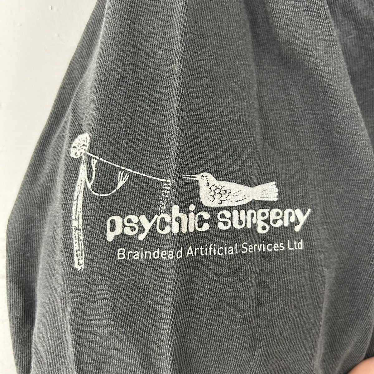 Brain Dead Brain Dead Chaos Long Sleeve T-Shirt (Charcoal) Size US S / EU 44-46 / 1 - 6 Thumbnail
