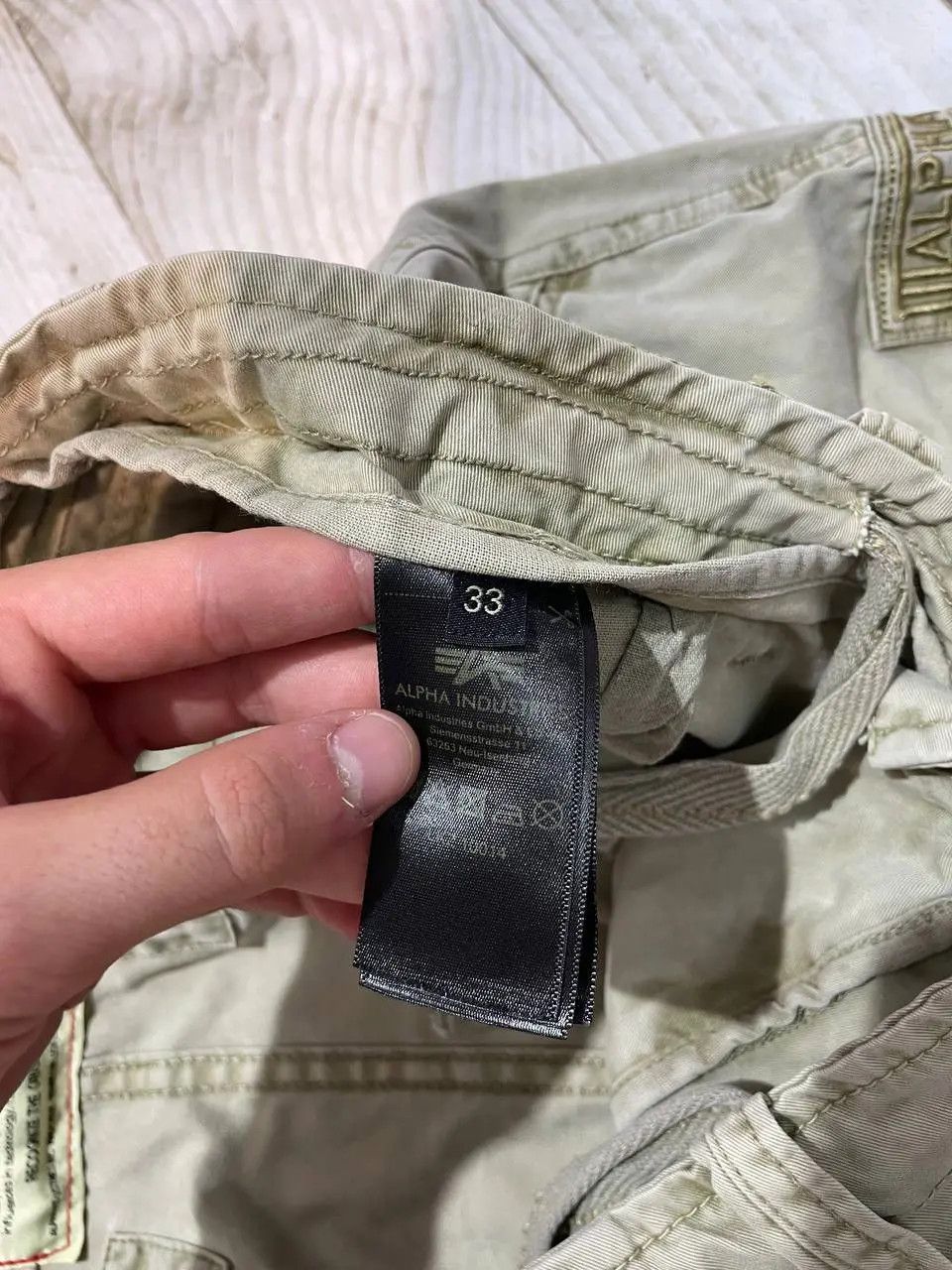 Alpha Industries Vintage Alpha Industries Cargo Pants Military Army Size US 33 - 6 Thumbnail