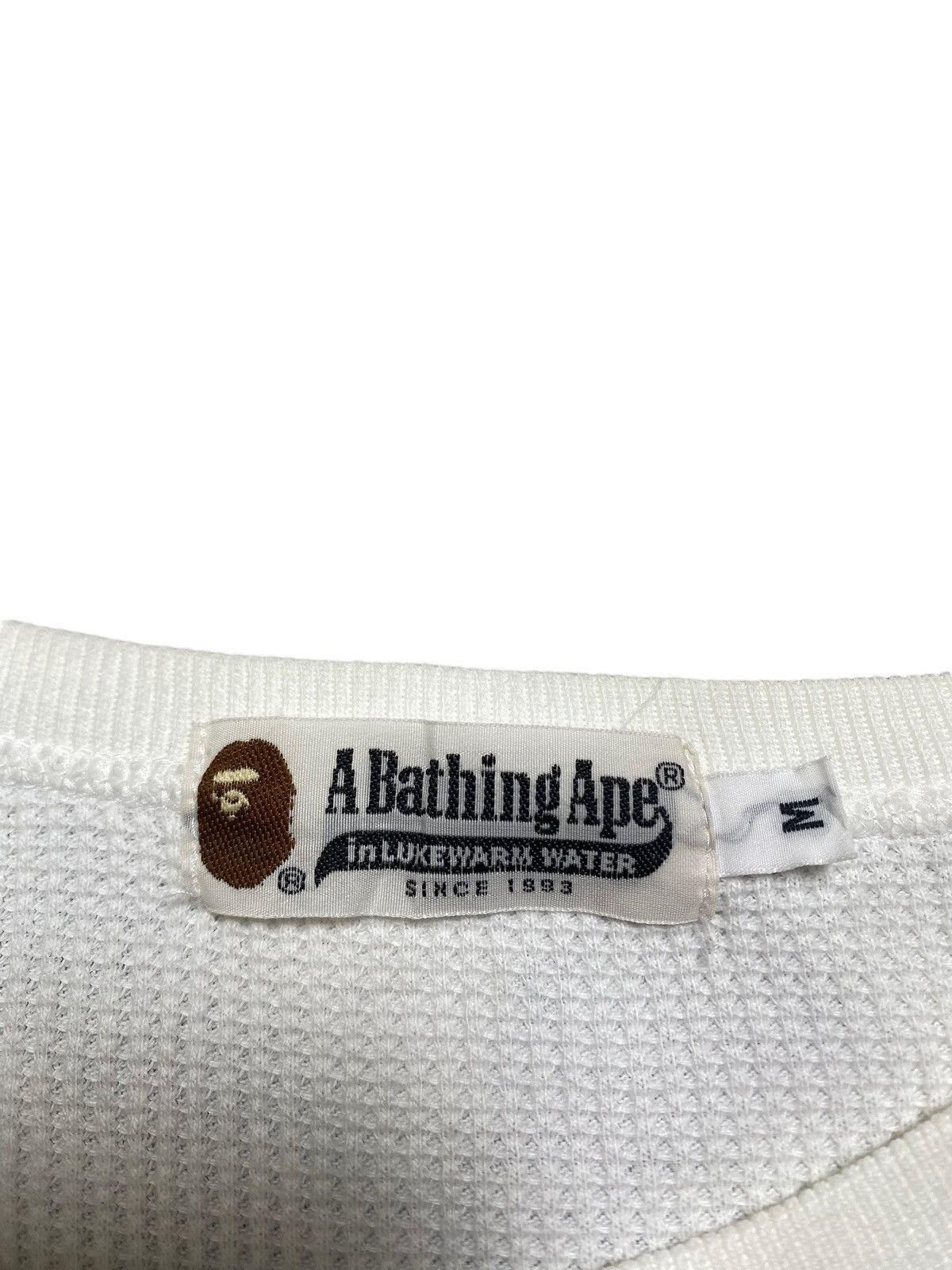 Bape VINTAGE WHITE TEE THE BATHING APE LONG SLEEVE Size US M / EU 48-50 / 2 - 6 Thumbnail