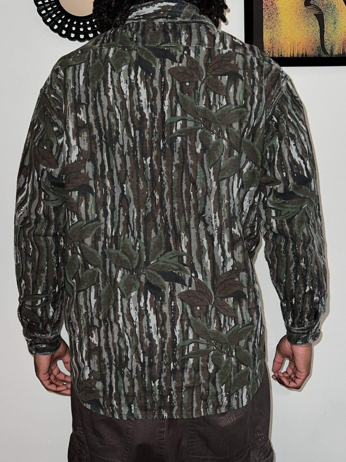 Realtree Vintage Real Tree Camo Jacket Shirt Deerskin Size US XL / EU 56 / 4 - 3 Thumbnail