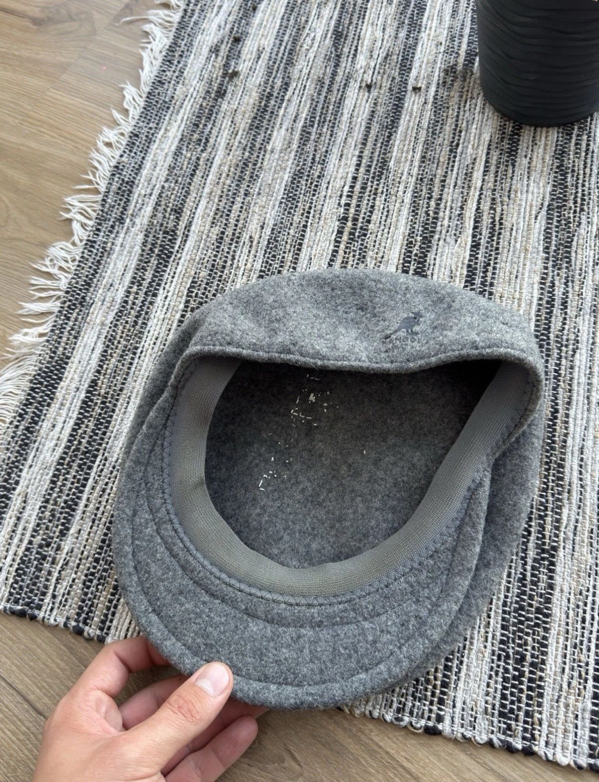 Kangol Kangol Vintage Wool Flat Berett Cap Grey One Size men M Size ONE SIZE - 4 Thumbnail