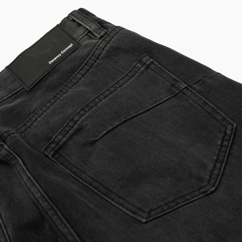 Jean Men's loose casual punk vintage washed distressed jeans Size US 32 / EU 48 - 6 Thumbnail
