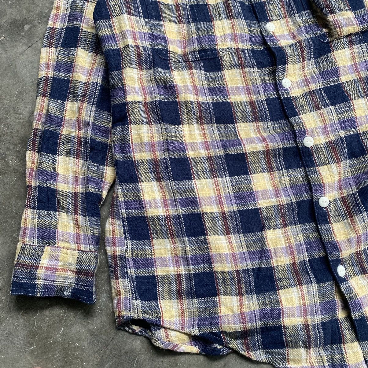 Issey Miyake 2000s Ne-net By Issey Miyake Plaid Button Up Shirts Size US M / EU 48-50 / 2 - 7 Thumbnail