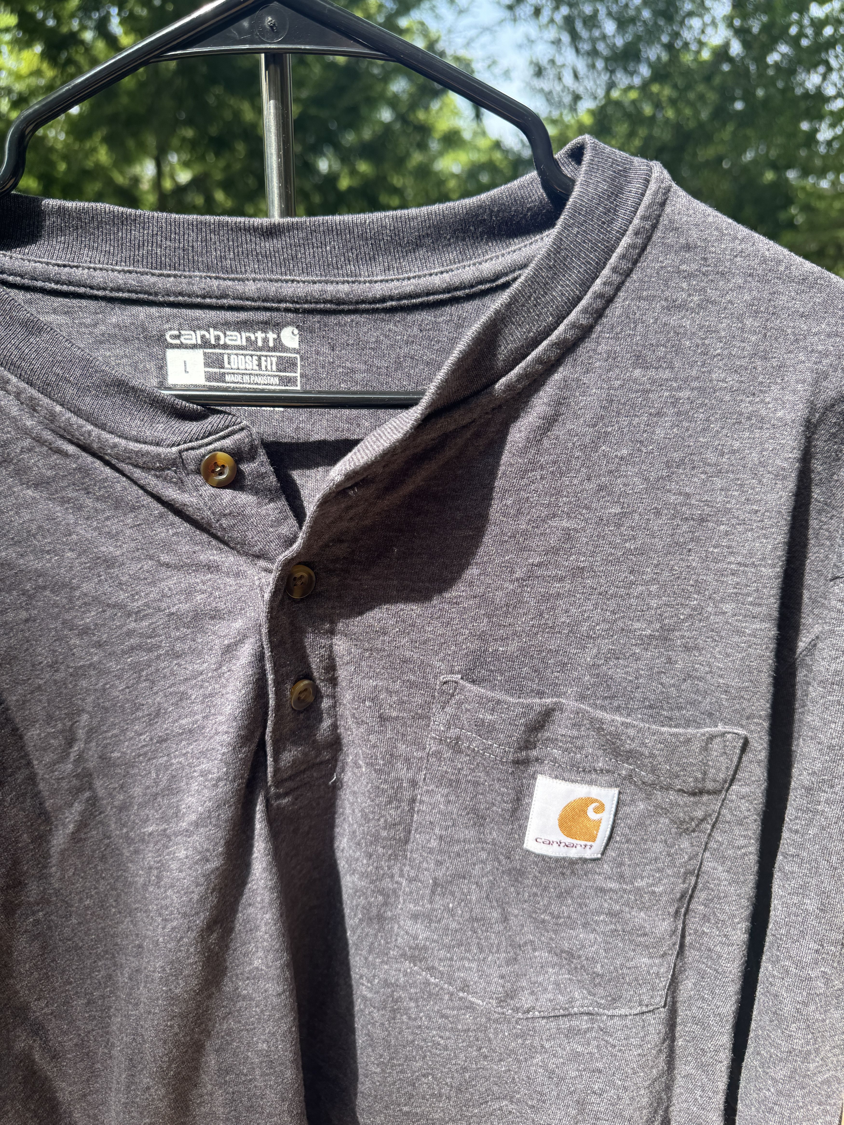 Carhartt Carhartt Long Sleve Henley Size US L / EU 52-54 / 3 - 2 Thumbnail
