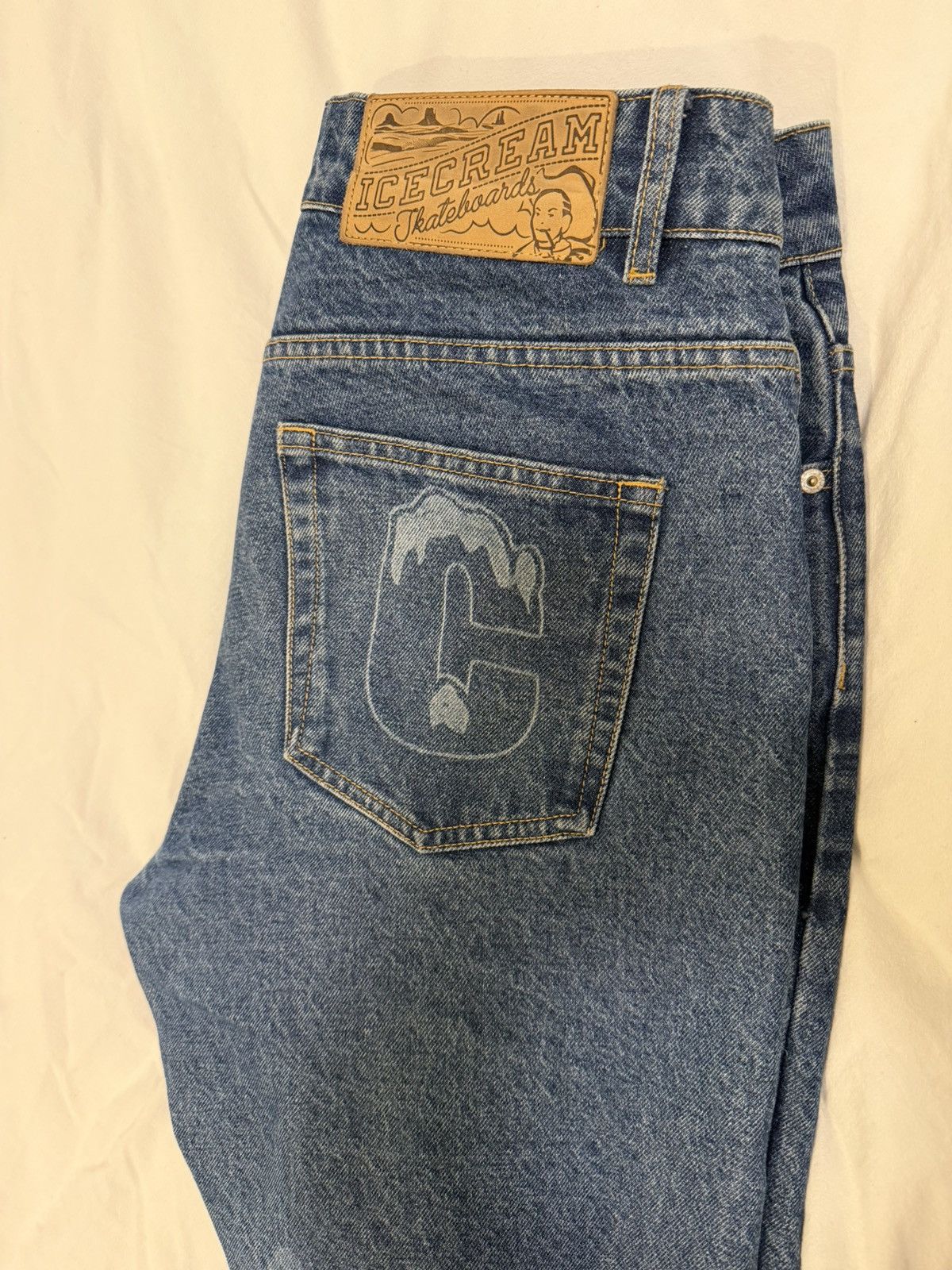 Billionaire Boys Club BBC denim drip jeans Size US 32 / EU 48 - 4 Thumbnail