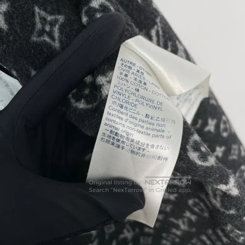 Louis Vuitton Louis Vuitton Black wool coat Size XS / US 0-2 / IT 36-38 - 8 Thumbnail
