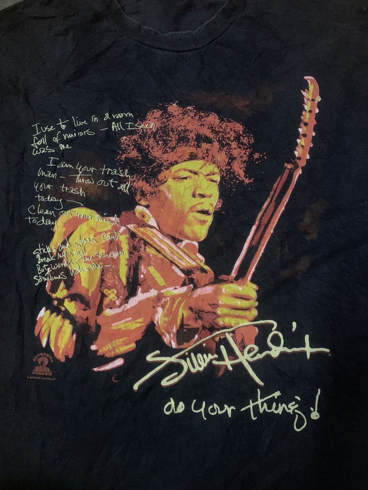 Band Tees × Jimi Hendrix × Vintage Vintage Y2K Jimi Hendrix Do Your Thing Promo Tee Size US XL / EU 56 / 4 - 3 Thumbnail