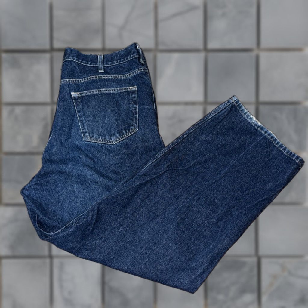 Old Navy VINTAGE Old Navy Jeans Men 38 Waist 32 Inseam Blue Wide-Leg Baggy Fit 90s Mexico Size US 38 / EU 54 - 1 Thumbnail