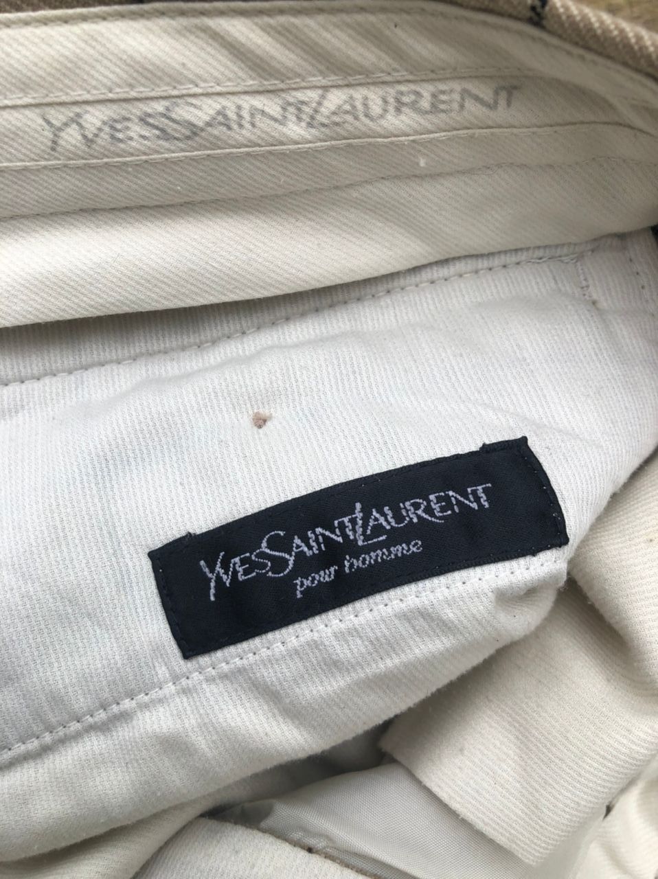 Vintage × Yves Saint Laurent Vintage YSL Yves Saint Laurent Wool Pants Size US 34 / EU 50 - 4 Thumbnail