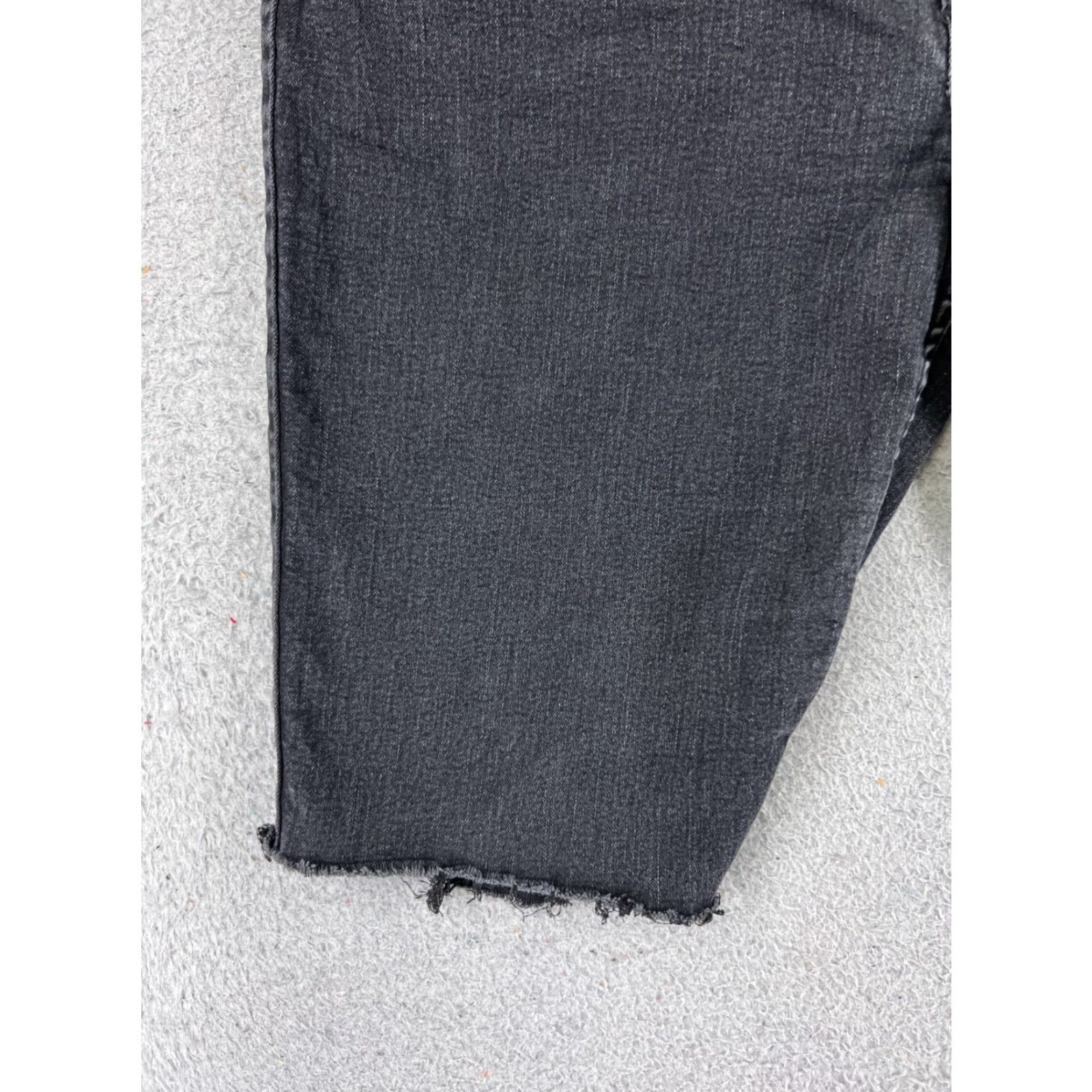 Lee VINTAGE Lee Shorts Womens 16 Black Denim Jean Cutoff Riders Classic Fit Cotton 32x13 Size 38" / US 16 / IT 52 - 3 Thumbnail
