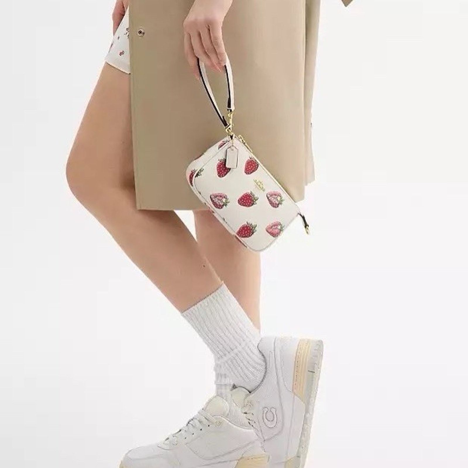 Coach NWT Coach Nolita 19 Leather Shoulder Bag Strawberry CAL25 Size ONE SIZE - 8 Thumbnail