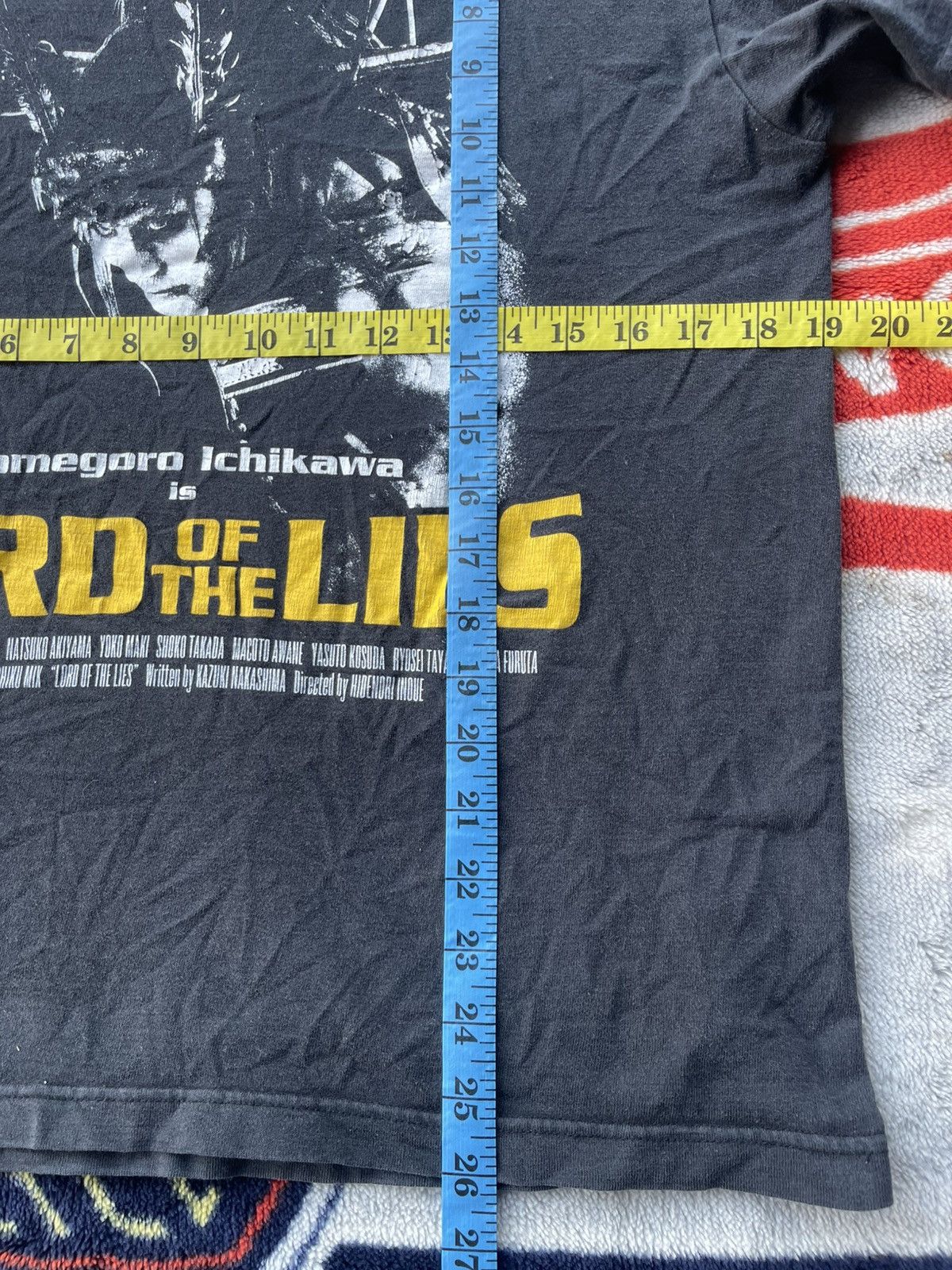 Japanese Brand Vintage Lord Of The Lies Somegoro Ickikawa Sun Faded Tee Size US M / EU 48-50 / 2 - 8 Thumbnail