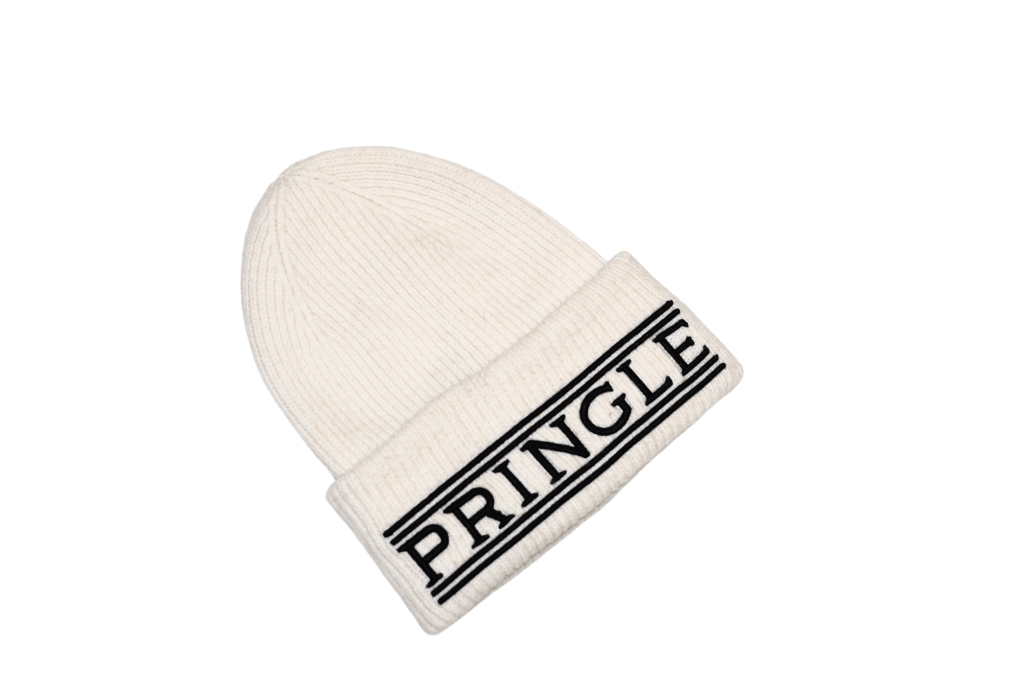 Pringle Of Scotland Pringle Of Scotland x H&M Pringle Logo Embroid Beanie Hat Size ONE SIZE - 2 Thumbnail