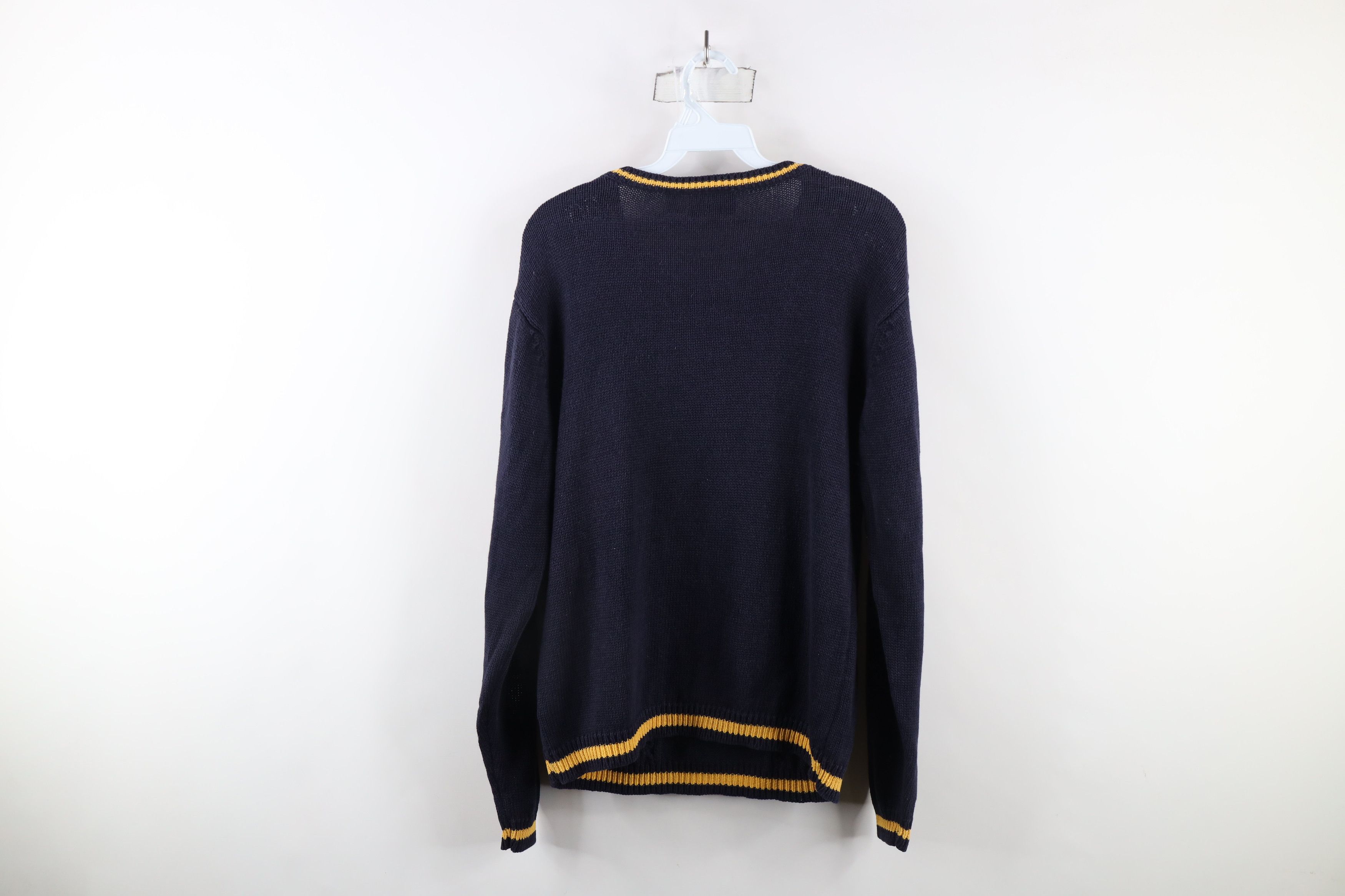 Vintage Vintage 90s Streetwear Diamond Ribbed Cable Knit Sweater Size S / US 4 / IT 40 - 5 Thumbnail