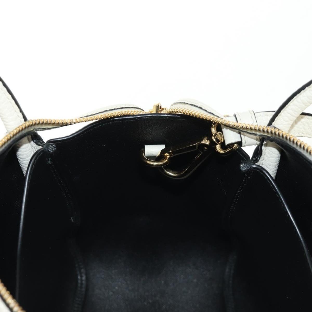 Prada Prada Vitello Leather Handbag Cream Size ONE SIZE - 6 Thumbnail