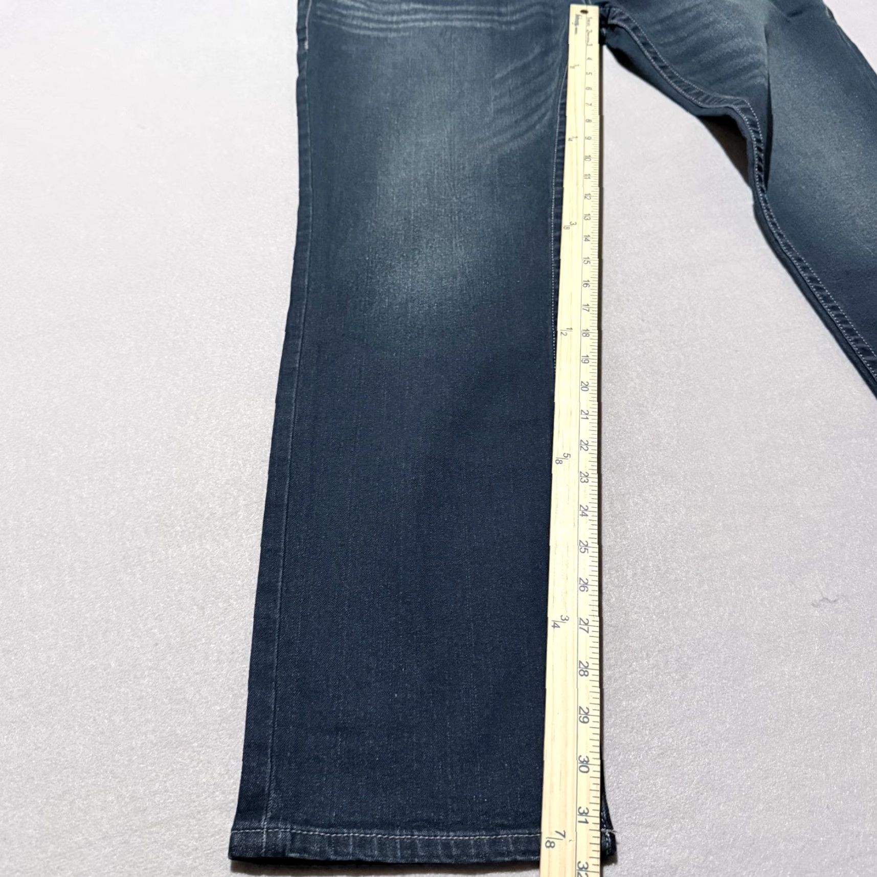 True Religion VINTAGE True Religion Rocco Relaxed Skinny Jeans Mens Dark Blue Pockets Zip Fly 38 NWT - Jeans, Men, Dark Blue, True Religion, 38, Zip Fly Size US 38 / EU 54 - 8 Thumbnail