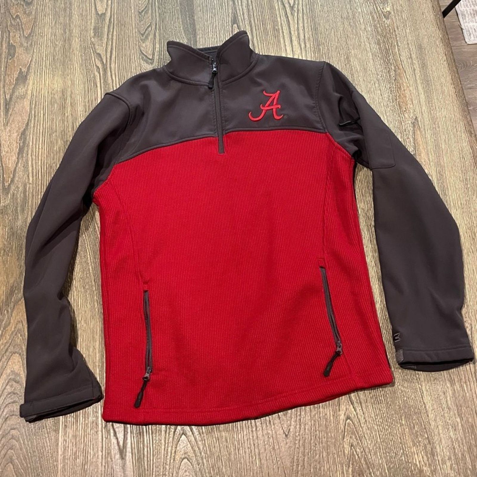 Vintage Colosseum Alabama Crimson Tide Pullover Jacket Zipper M Size US M / EU 48-50 / 2 - 1 Thumbnail