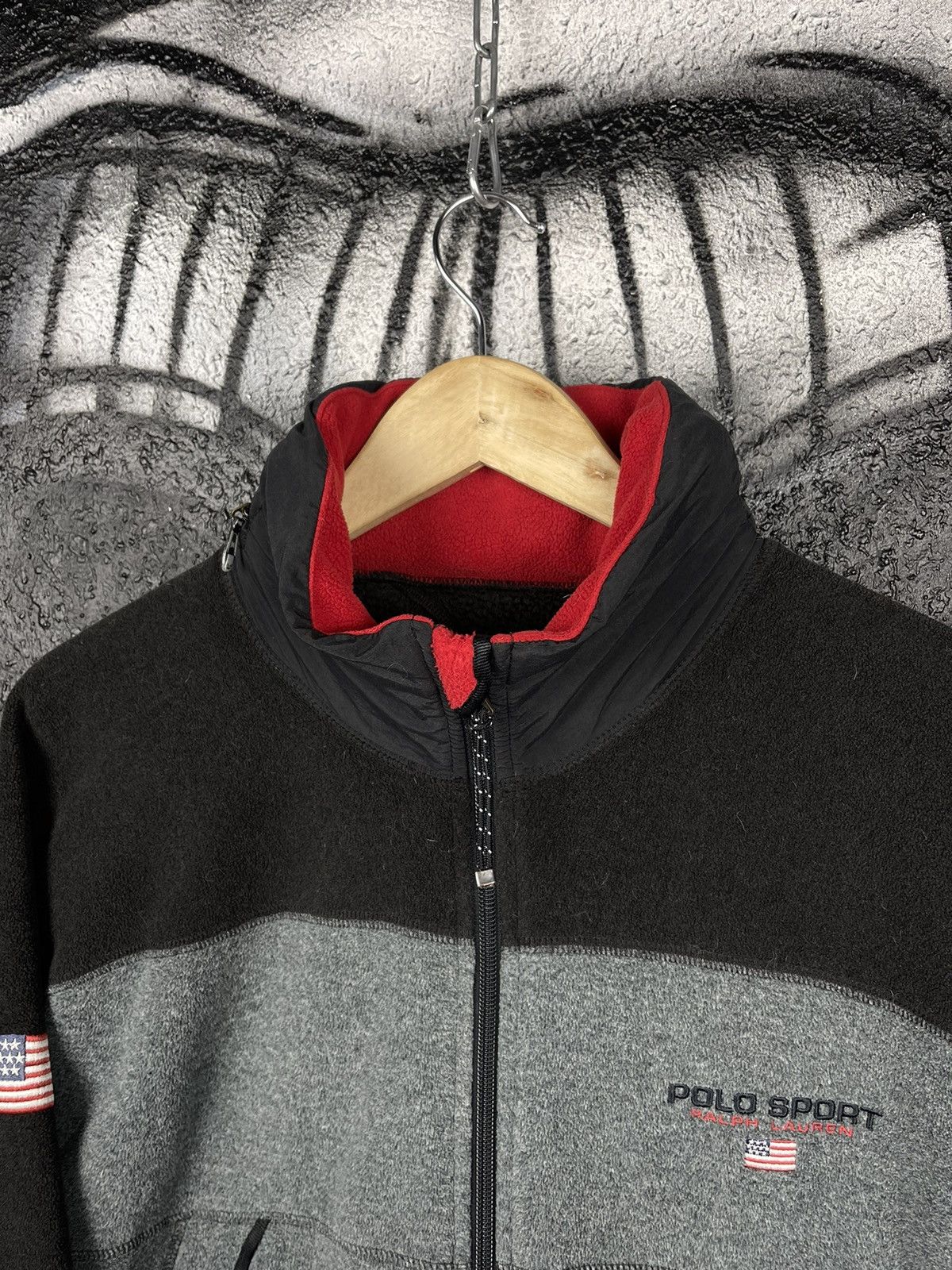 Polo Ralph Lauren Vintage Polo Sport Ralph Lauren Full Zip Fleece Polartec JKT Size US M / EU 48-50 / 2 - 9 Thumbnail