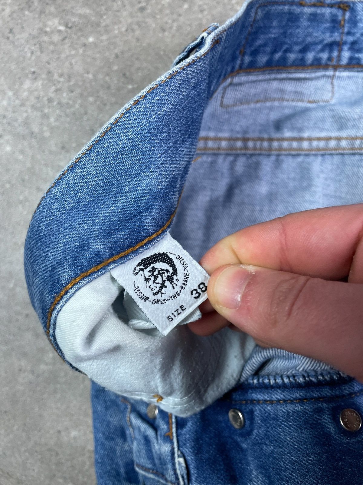 Diesel × Vintage Vintage y2k Diesel Denim Baggy hop Pants Size US 38 / EU 54 - 7 Thumbnail