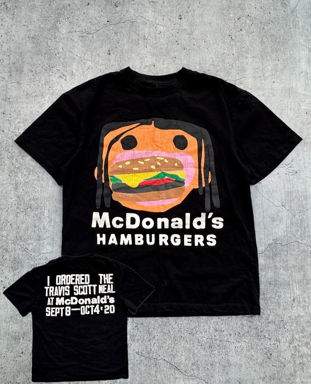 Cactus Plant Flea Market × Travis Scott Travis Scott Baggy T-Shirt McDonalds Burger Mouth T-Shirt Size US S / EU 44-46 / 1 - 1 Thumbnail