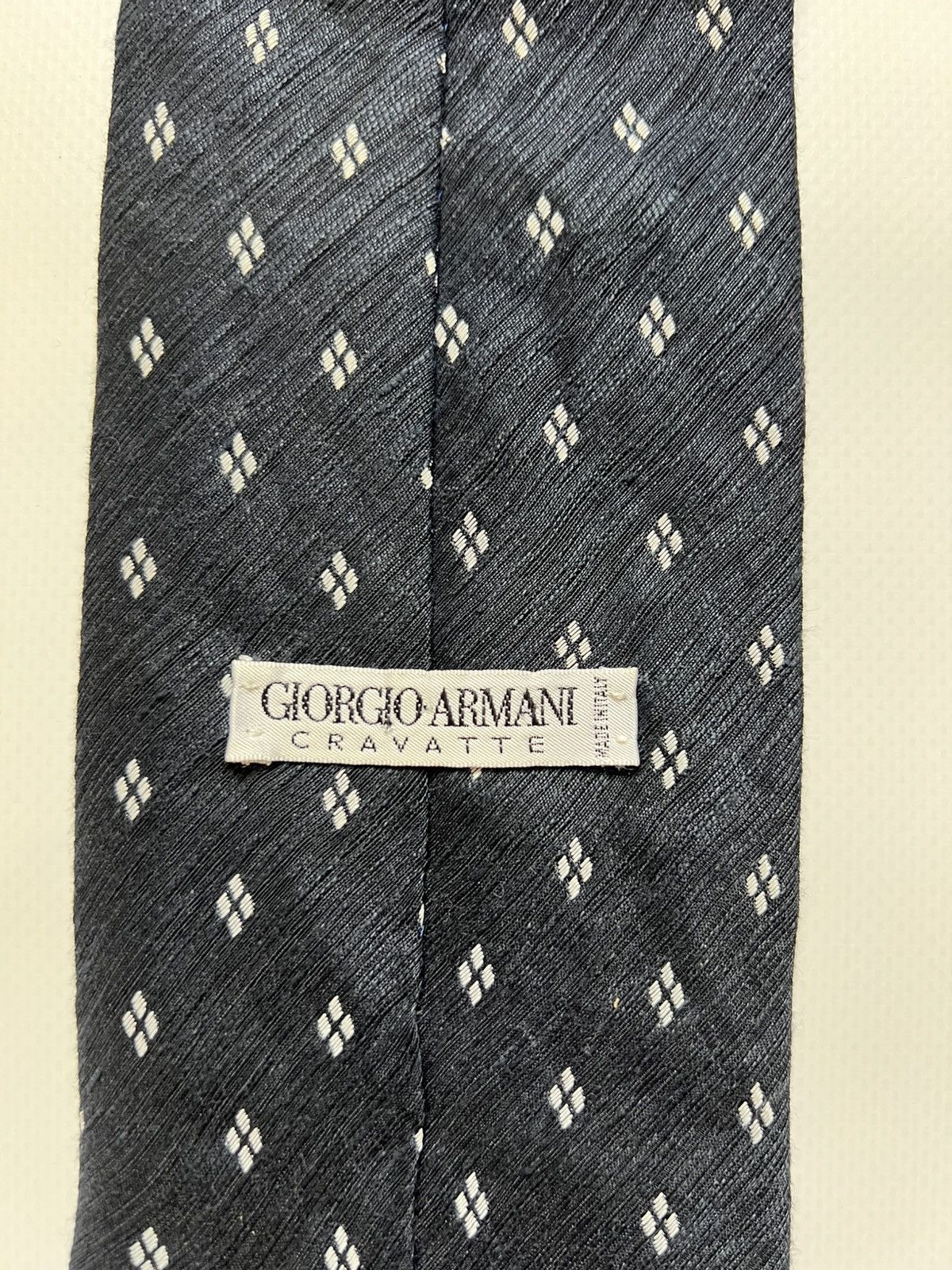 Giorgio Armani Giorgio Armani Geometric Printed Silk Tie Itlay 56" Size ONE SIZE - 4 Thumbnail