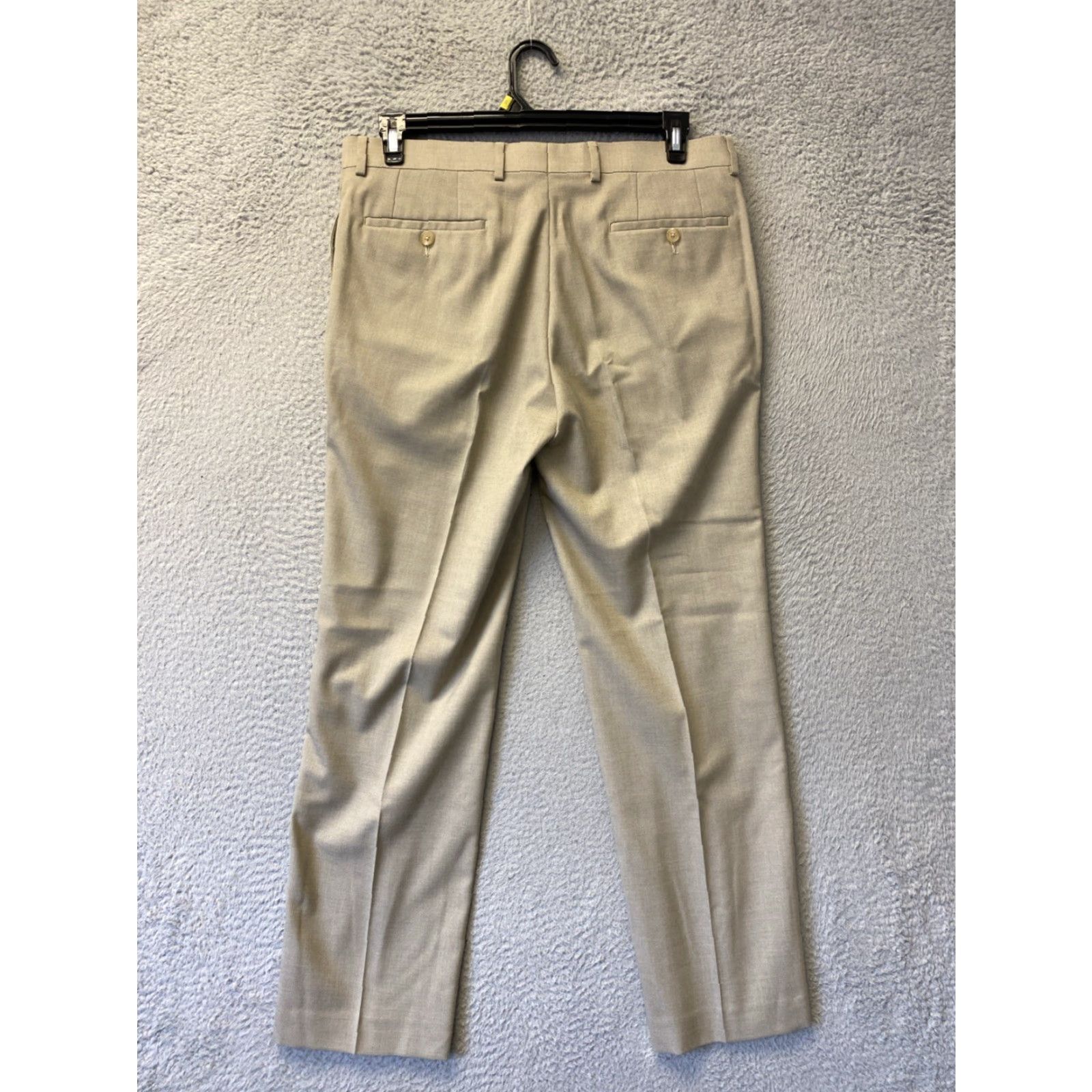 Ralph Lauren RALPH Lauren Pants 33x30 Tan Straight Leg Dress Pants Classic Fit Vintage City Hipster Preppy USA Polo Ralph Lauren Size US 33 - 6 Thumbnail