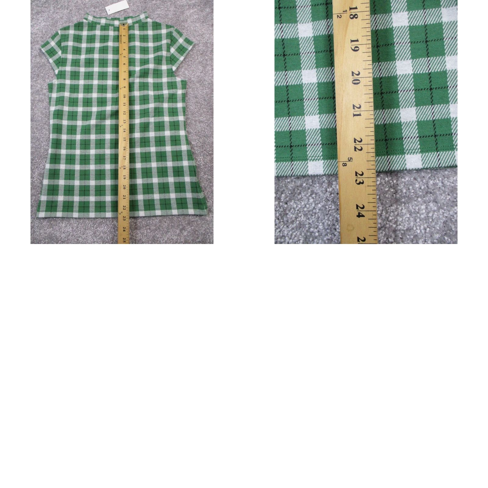 Ann Taylor VINTAGE Ann Taylor Blouse Shirt Women's Small White Plaid Cotton Blend Casual 90s Womens Size S / US 4 / IT 40 - 8 Thumbnail