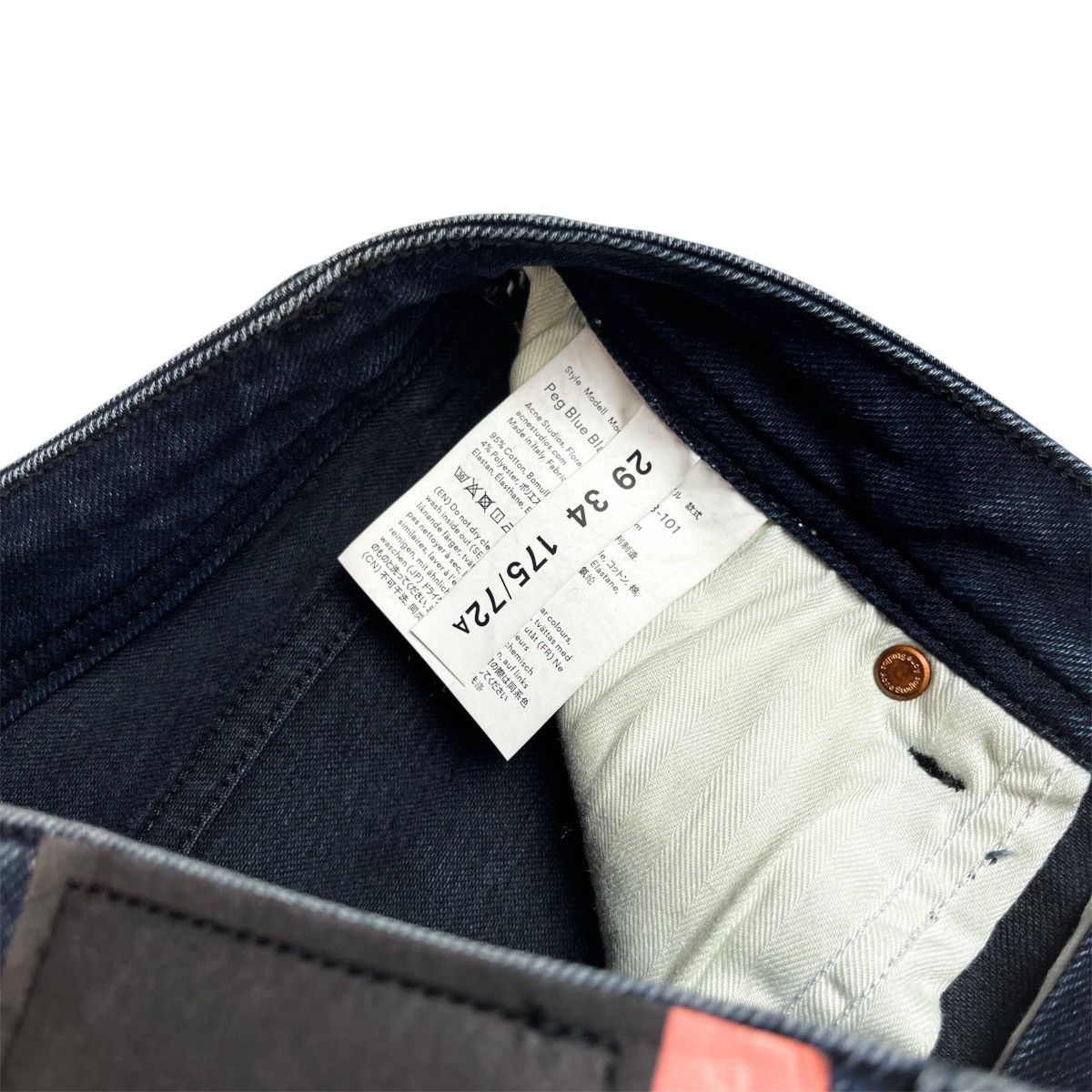 Acne Studios ACNE STUDIOS Bla Konst Peg Skinny Jeans Size 29" - 4 Thumbnail