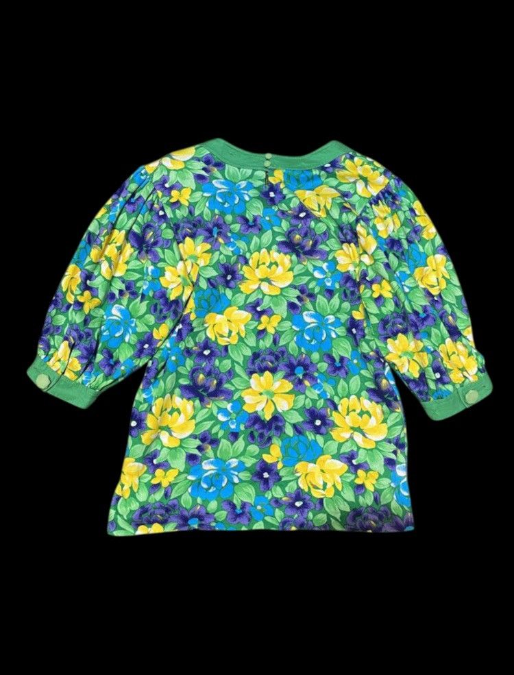 Designer × Yves Saint Laurent RARE ~ YVES SAINT LAURENT SUN FLOWER BLOUSE Size M / US 6-8 / IT 42-44 - 2 Thumbnail