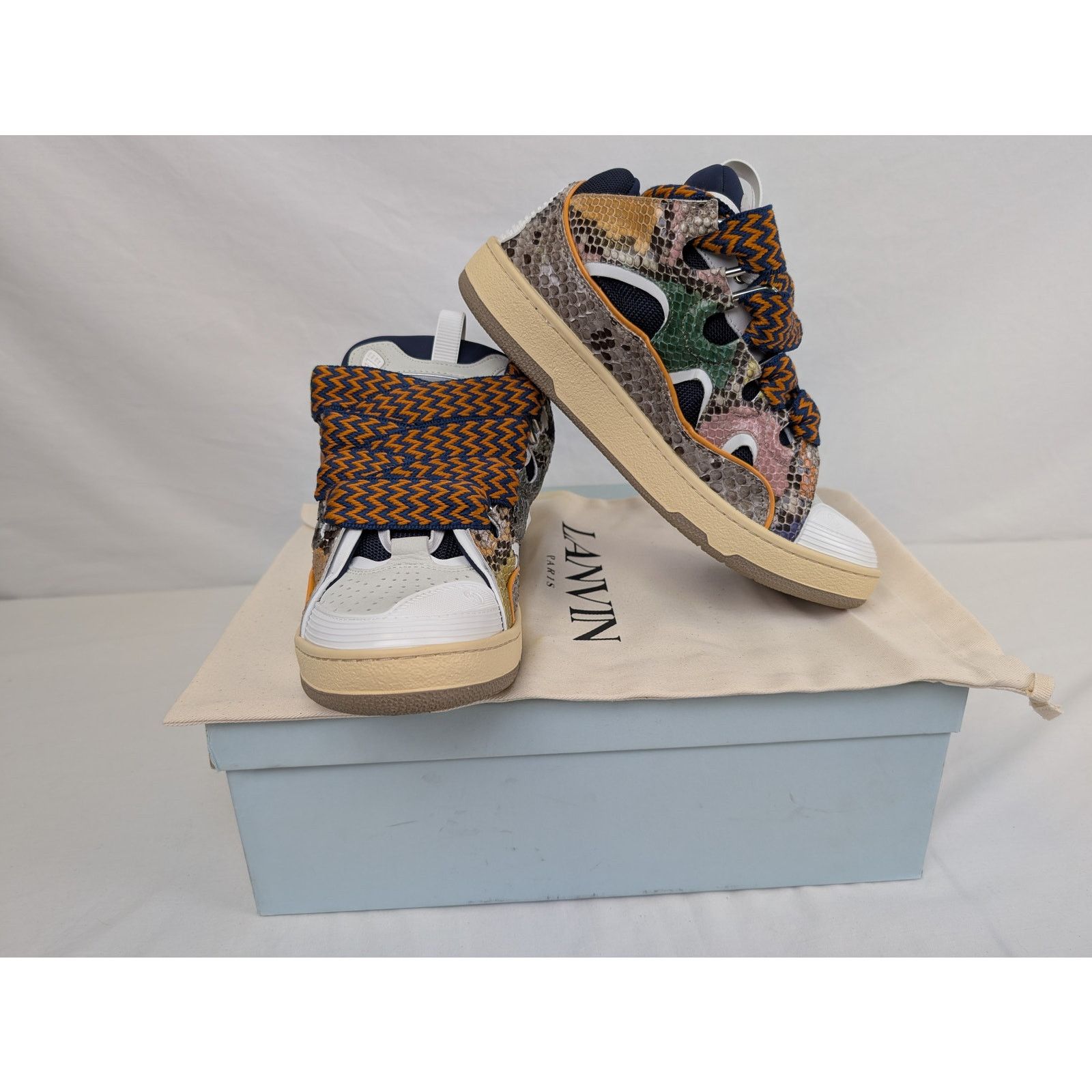 Lanvin o1rshd1 Curb Sneakers in Multicolor Size US 9 / EU 42 - 13 Thumbnail