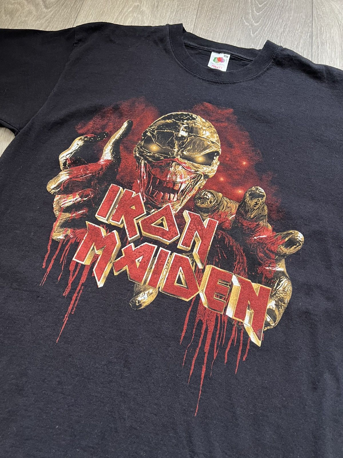 Band Tees × Iron Maiden × Vintage VINTAGE 00s IRON MAIDEN TEE SHIRT Size US L / EU 52-54 / 3 - 3 Thumbnail