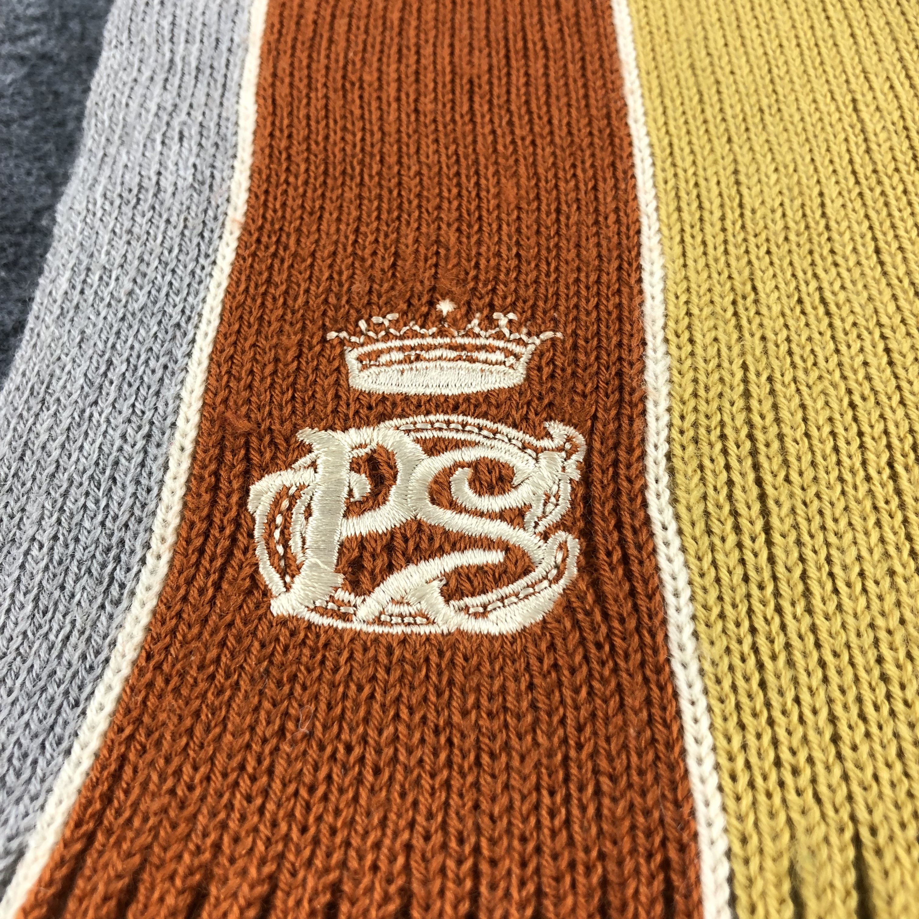 Paul Smith Paul Smith Striped Knit Wool Scarf Muffler V638 Size ONE SIZE - 4 Thumbnail