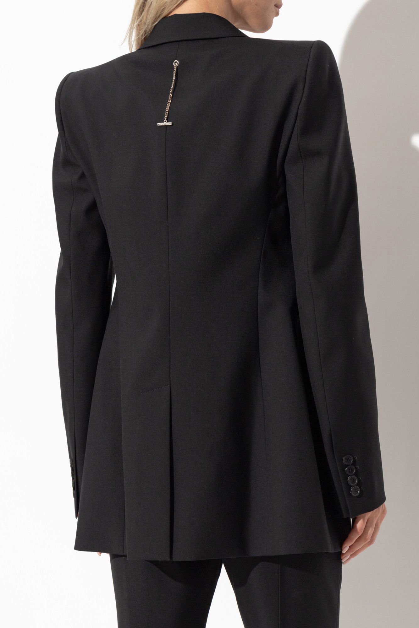 Alexander McQueen o1s22i1n1024 Gabardine Jacket in Black Size S / US 4 / IT 40 - 4 Thumbnail