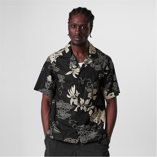 Moncler Short Sleeve Floral Shirt Size US S / EU 44-46 / 1 - 3 Thumbnail