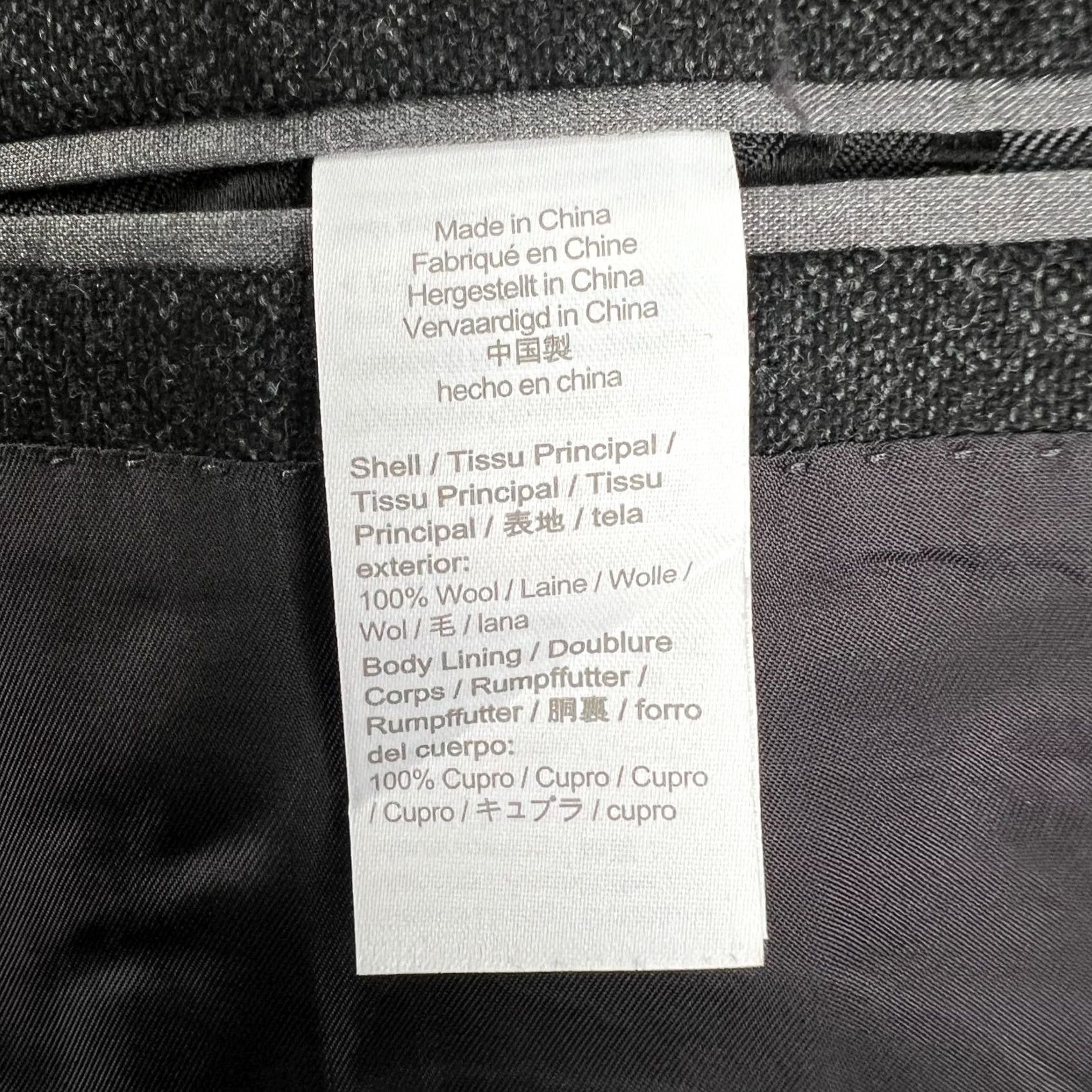 J.Crew J.CREW Blazer Sport Coat Wool Unstructured Ludlow Moon British Cloth 40R Grey Mens Size 40R - 5 Thumbnail