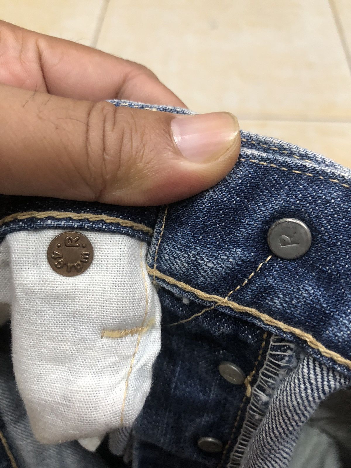 45rpm 45Rpm Selvedge Denim Size US 28 / EU 44 - 13 Thumbnail