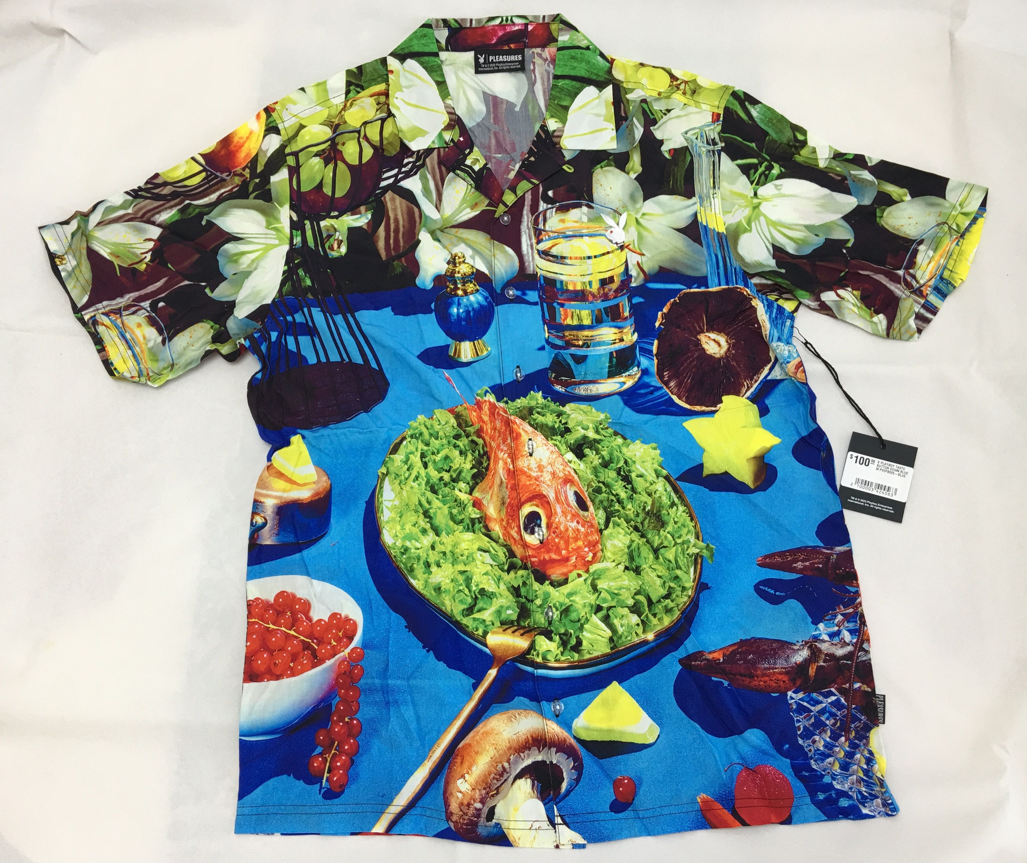 Playboy Pleasures x Playboy Taste Button Down Rayon Shirt Medium Size US M / EU 48-50 / 2 - 1 Thumbnail