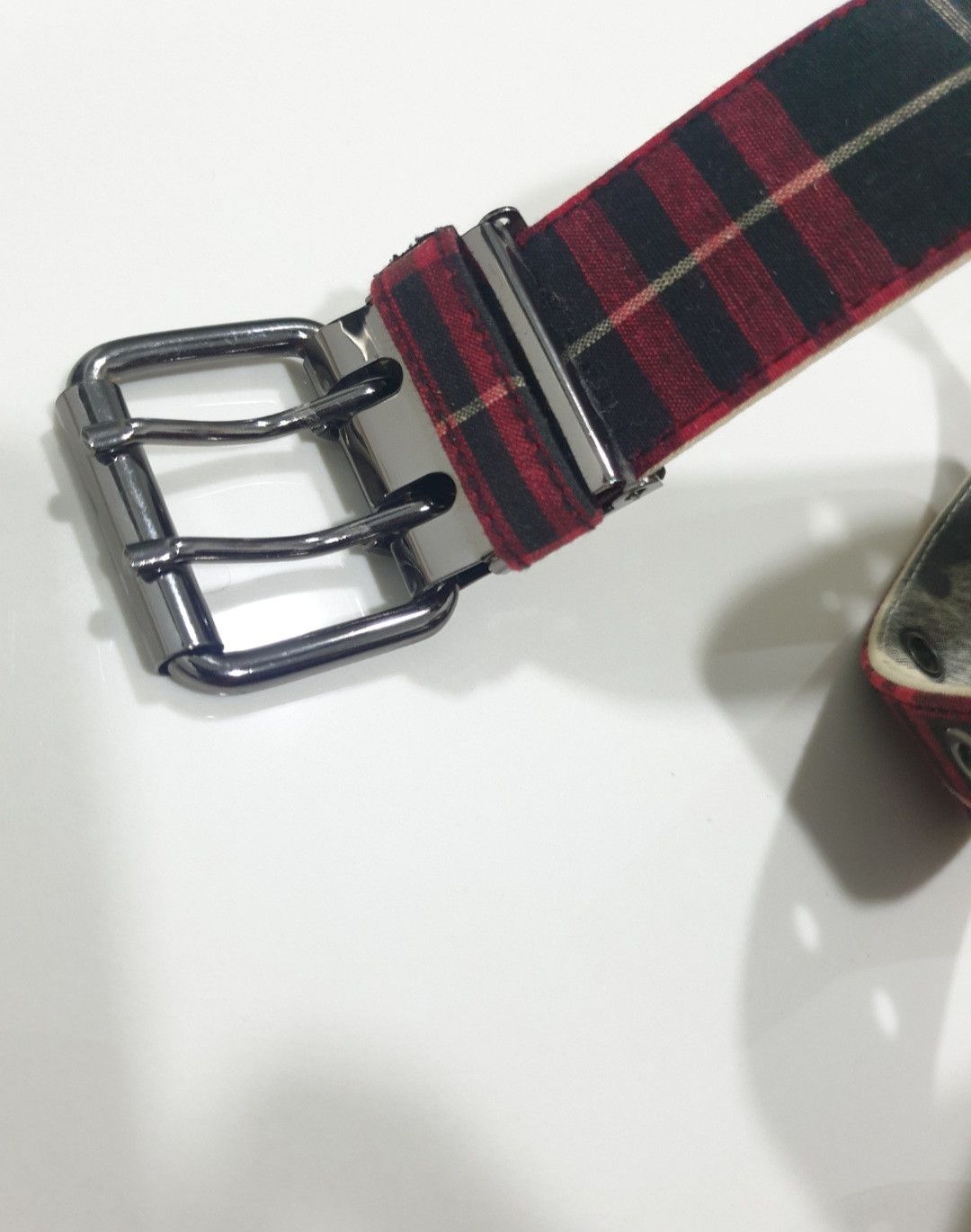 PPFM 💥Punk rock checkered streetwear belt Size ONE SIZE - 3 Thumbnail
