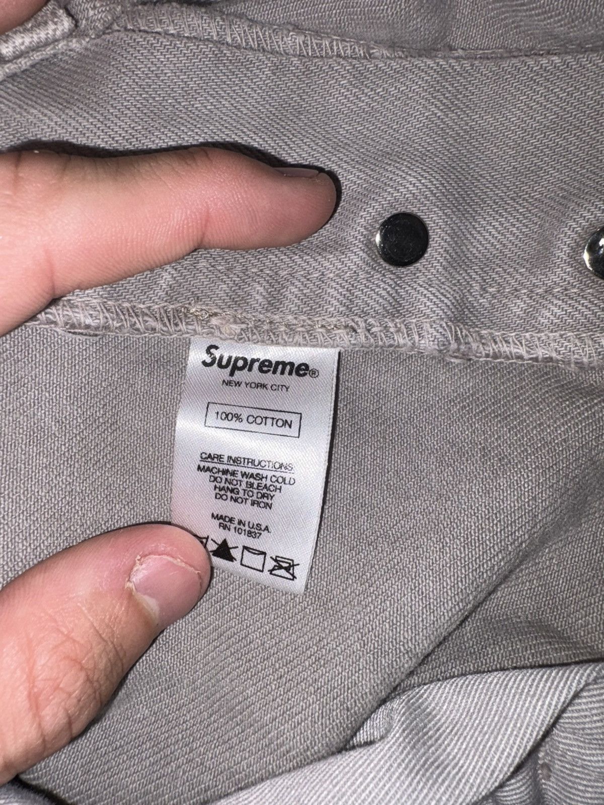 Supreme Supreme Gray Pants 32 Size US 32 / EU 48 - 5 Thumbnail