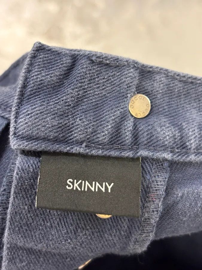 Gucci SS2009 Gucci Navy Slim Denim Jeans Size US 32 / EU 48 - 11 Thumbnail