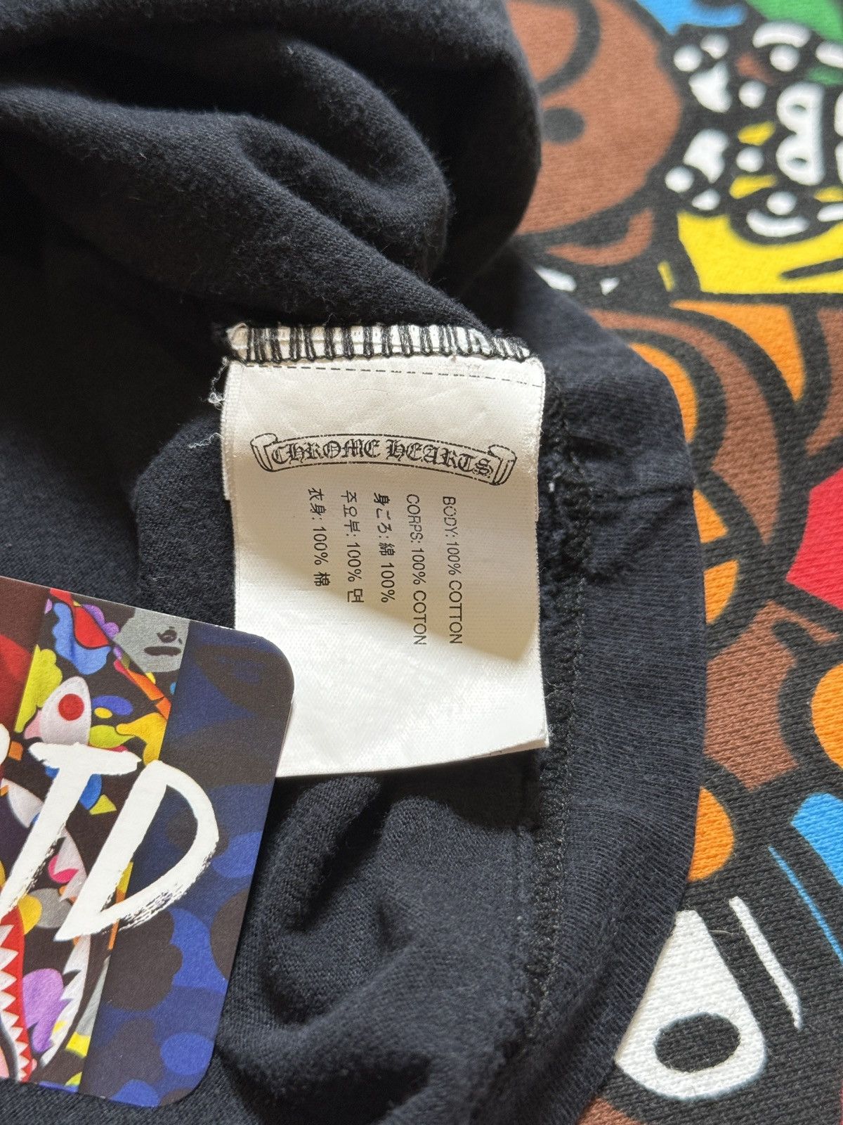 Chrome Hearts Chrome Hearts Black Dagger Logo Long Sleeve Tee Size US L / EU 52-54 / 3 - 9 Thumbnail