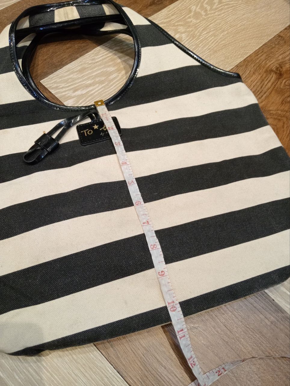 agnes b. TO B by AGNES B. STRIPED TOTE BAG Size ONE SIZE - 14 Thumbnail