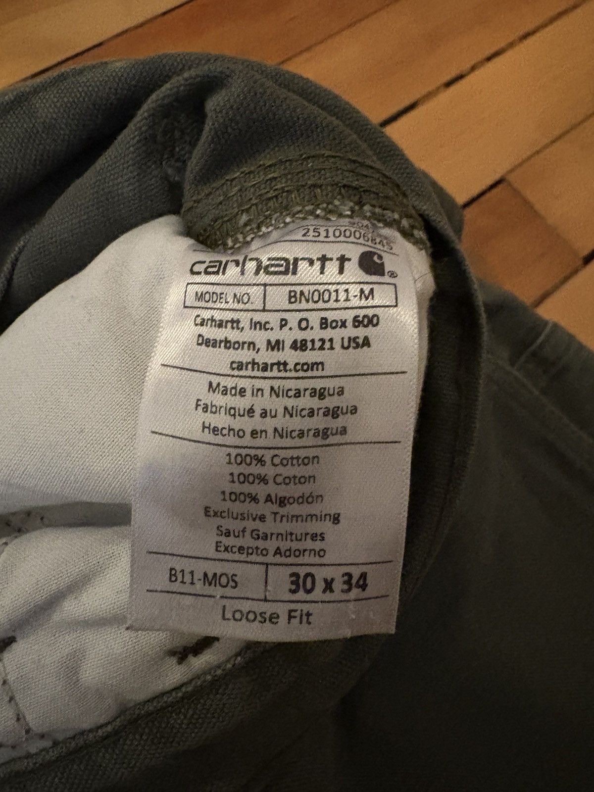 Carhartt Carhartt loose fit khaki carpenter pants Size US 30 / EU 46 - 5 Thumbnail