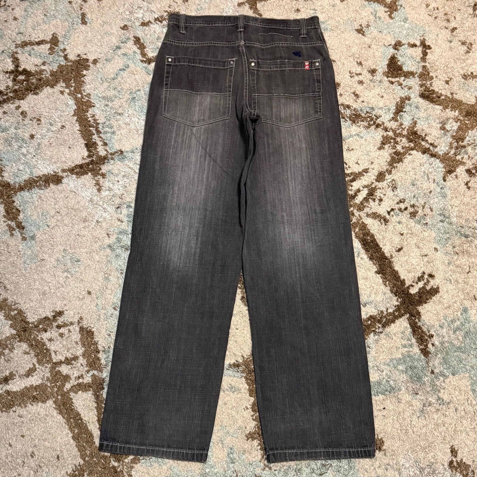 JNCO × Southpole × Streetwear Vintage Southpole Black Wash Baggy