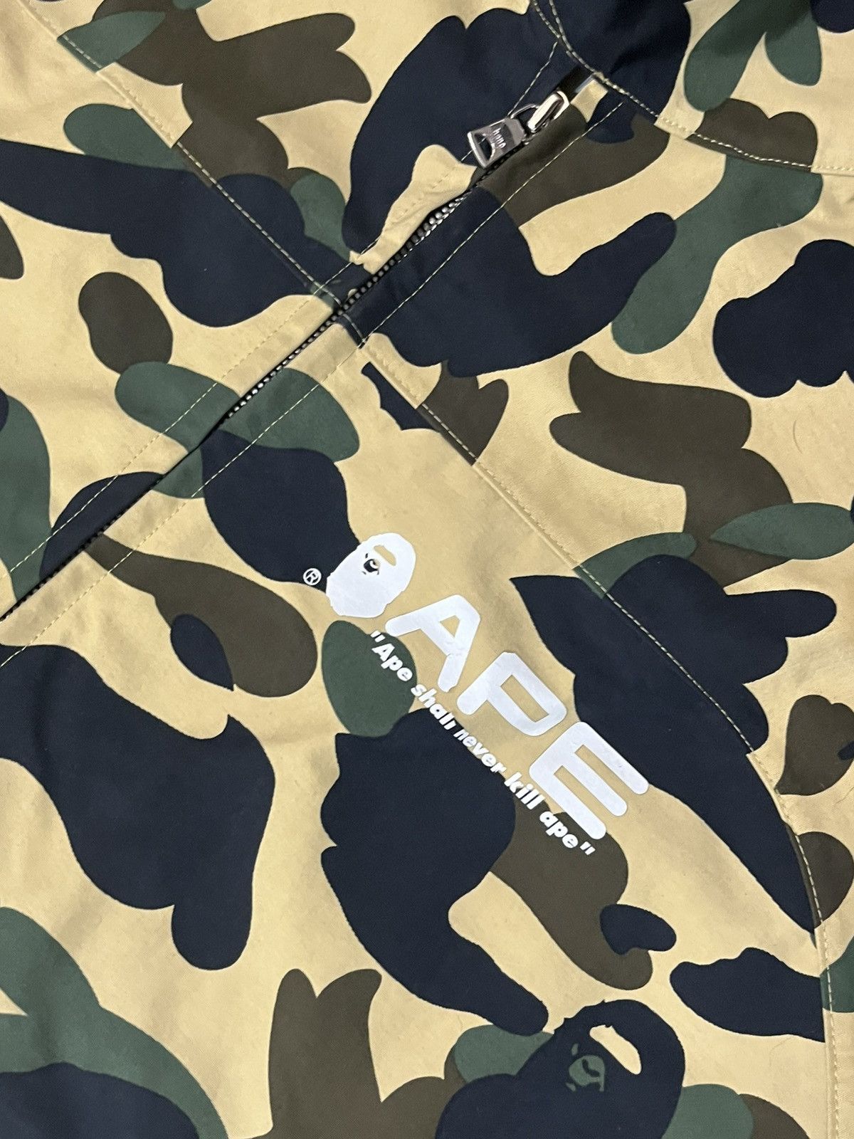 Bape × Goretex Goretex X Bape Collared Jacket Zip Up Size US M / EU 48-50 / 2 - 2 Thumbnail