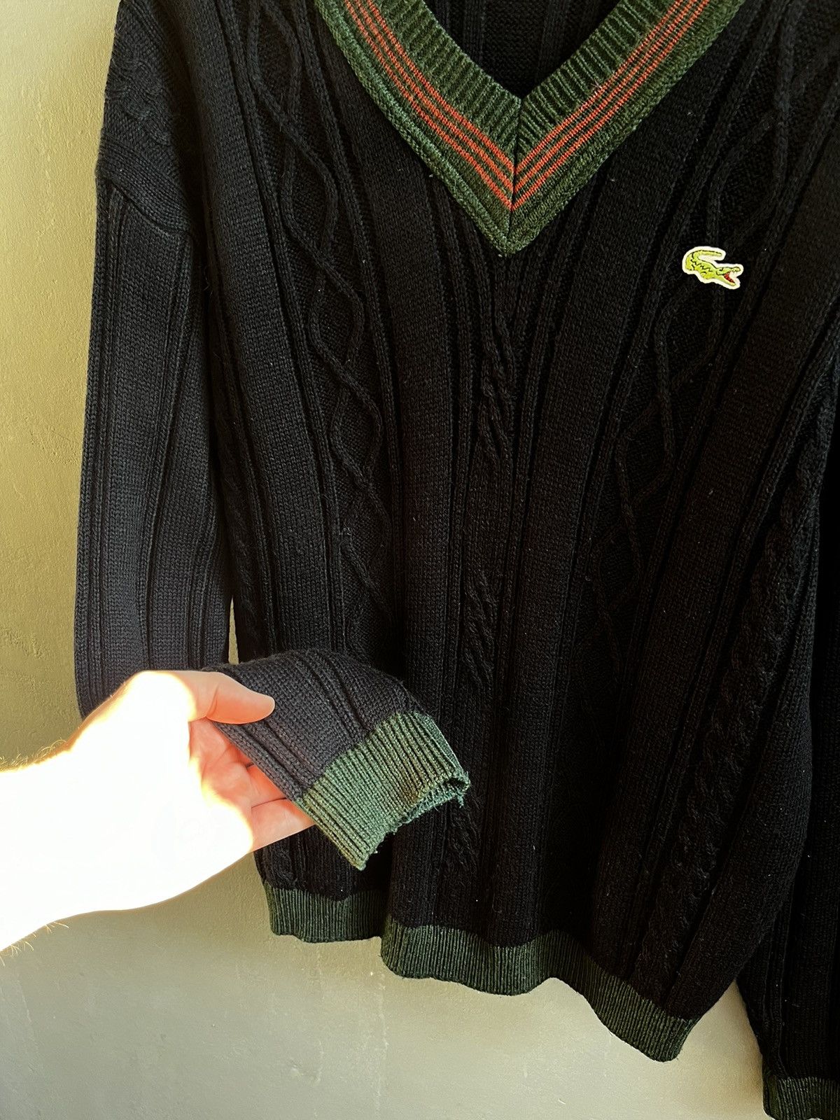 Lacoste × Vintage Lacoste knit sweater Gucci style Size US M / EU 48-50 / 2 - 6 Thumbnail