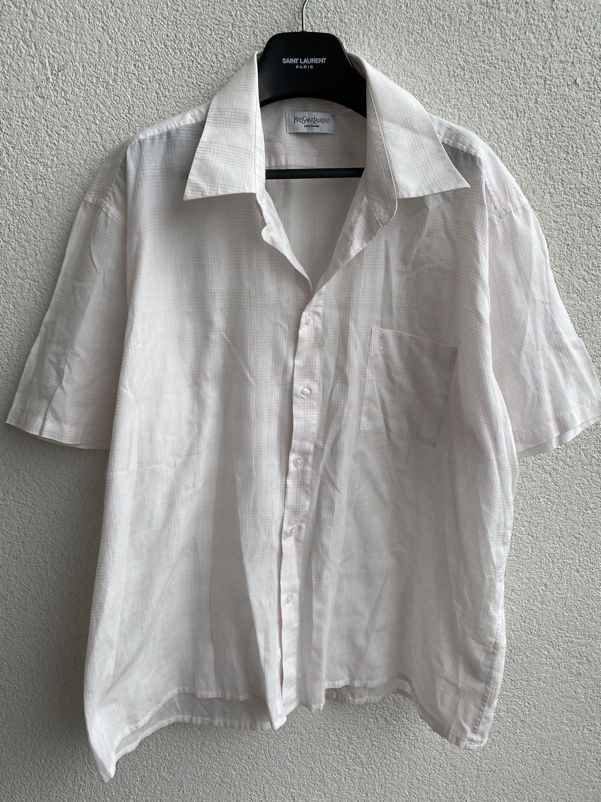 Yves Saint Laurent Super Soft YSL Shirt White Summer Size US XXL / EU 58 / 5 - 23 Thumbnail