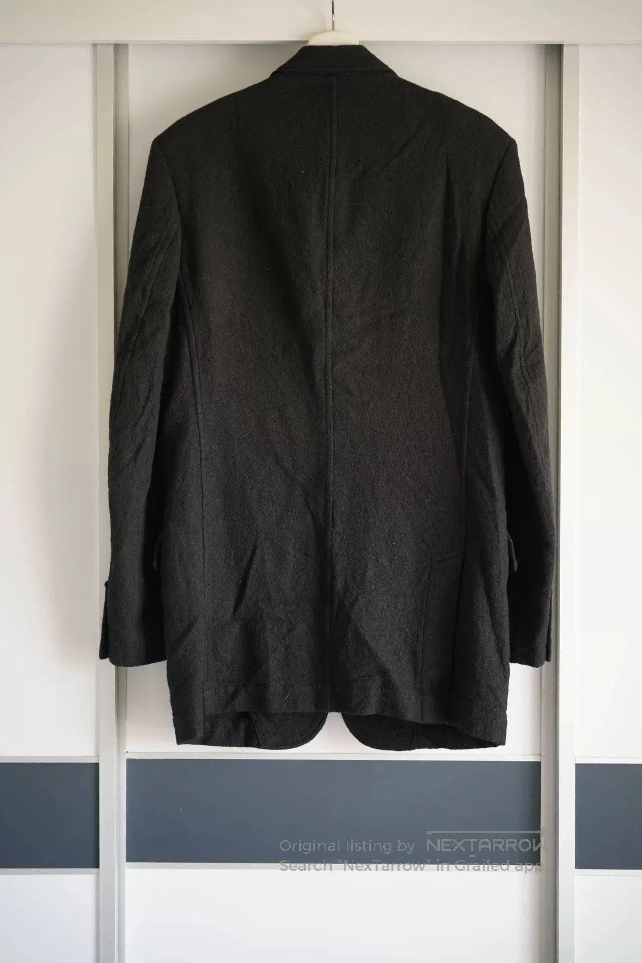 Yohji Yamamoto yohji yamamoto black wool suit jacket. Size US M / EU 48-50 / 2 - 2 Thumbnail