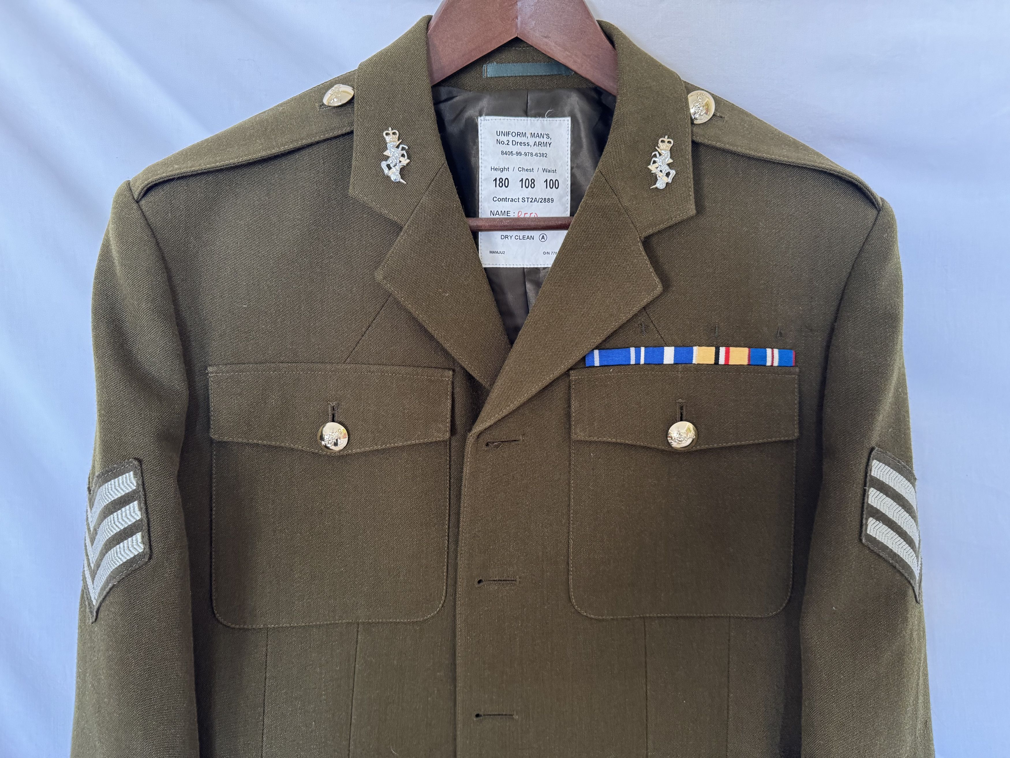 Vintage Authentic Vintage British Military Jacket Size US L / EU 52-54 / 3 - 3 Thumbnail