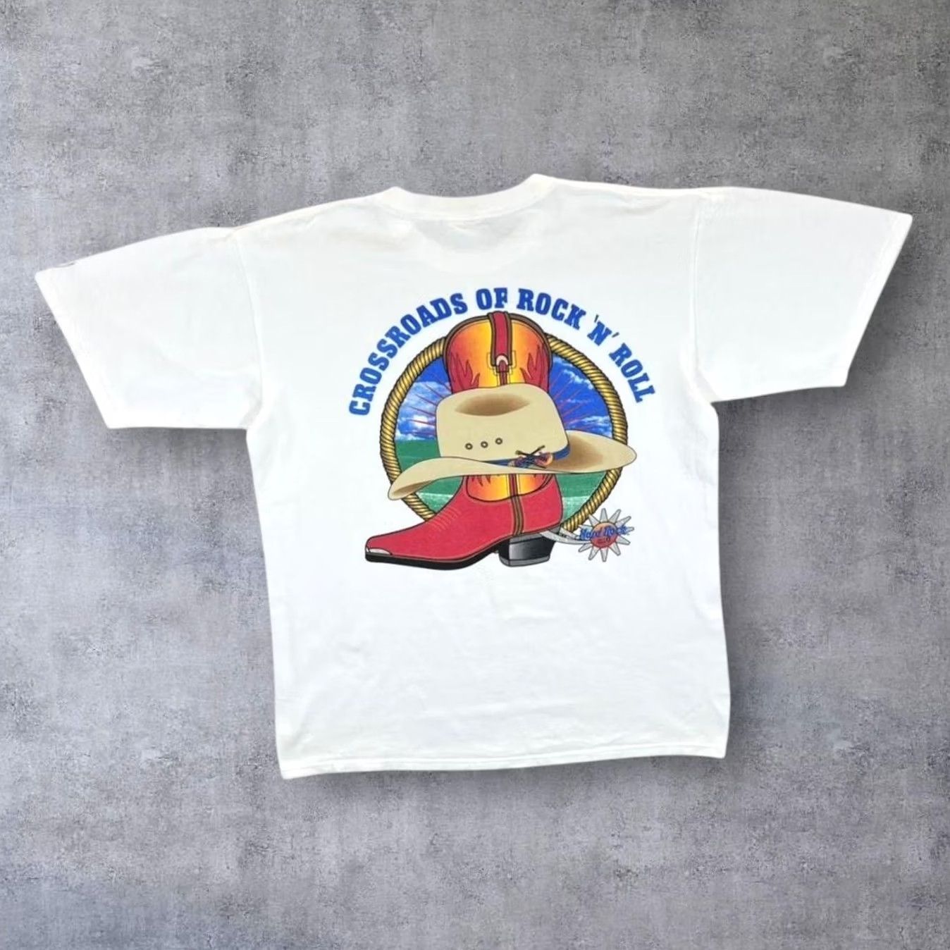 Hard Rock Cafe VINTAGE Hard Rock Cafe Nashville Graphic White T-Shirt L Mens 90s Shirt 1990s Size US L / EU 52-54 / 3 - 2 Thumbnail